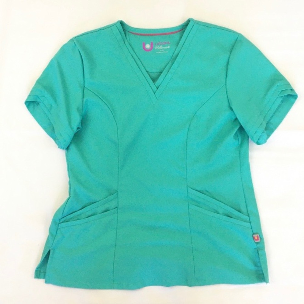 Urbane Ultimate Mint Green Scrub Top XS